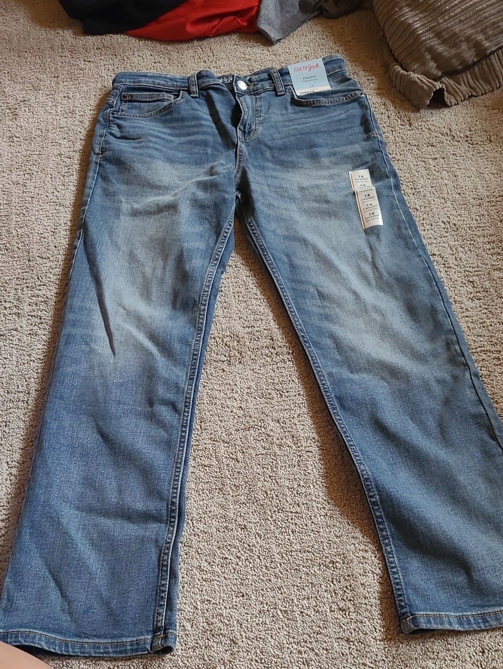 Cat & Jack Boy's Blue Straight Jeans